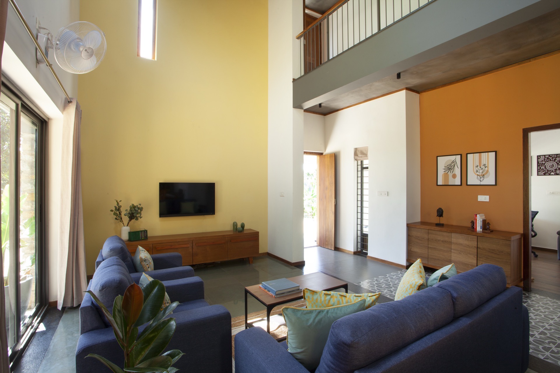 Living room interior at The Big Chill